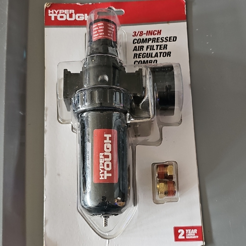 3/8 Inch Commpressed Air Filter Regulator Combo New Unused